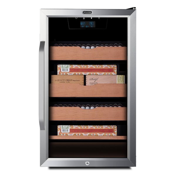 Whynter 42 cuft Cigar Cabinet Cooler and Humidor  Cedar Shelves CHC-421HC